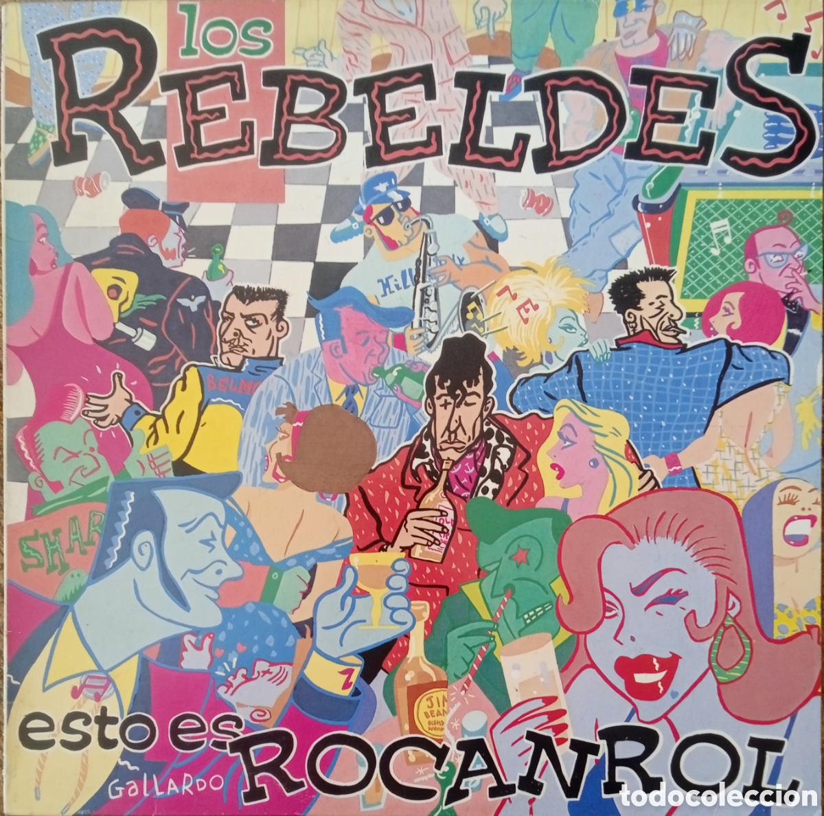 Discos de vinilo: Disco de vinilo Los Rebeldes