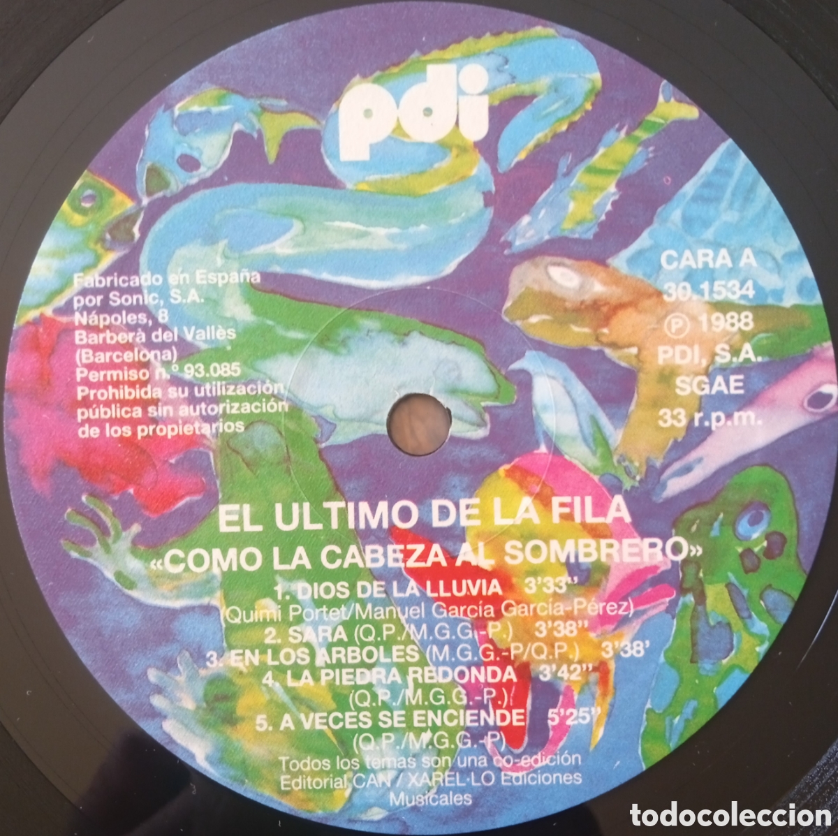 Discos de vinilo: Disco de vinilo El &Uacute;ltimo De La Fila - Foto 5