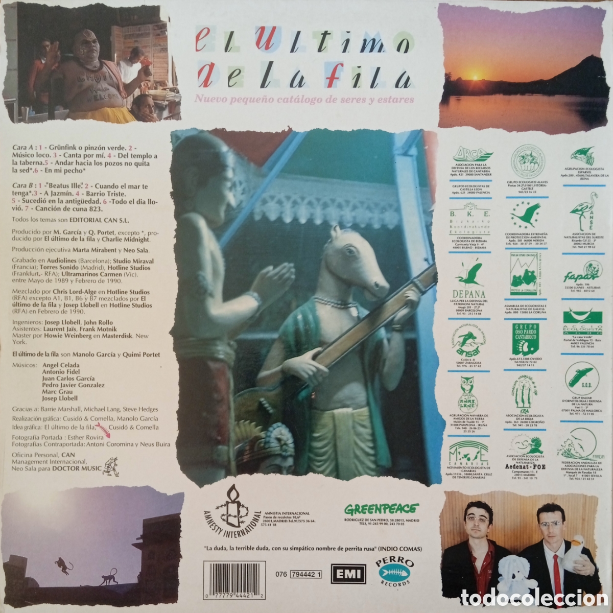 Discos de vinilo: Disco de vinilo El &Uacute;ltimo De La Fila - Foto 2