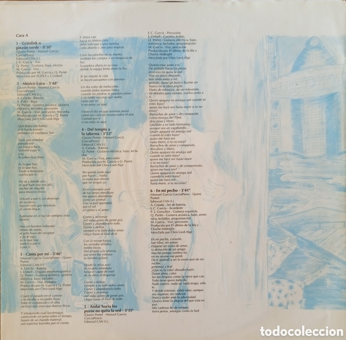 Discos de vinilo: Disco de vinilo El &Uacute;ltimo De La Fila - Foto 3