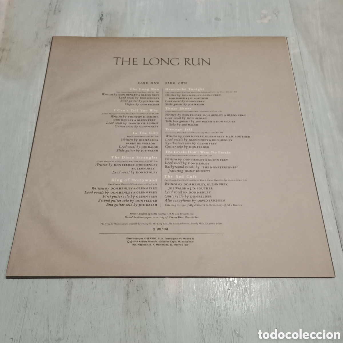 Discos de vinilo: EAGLES - THE LONG RUN - LP GATEFOLD - Foto 7
