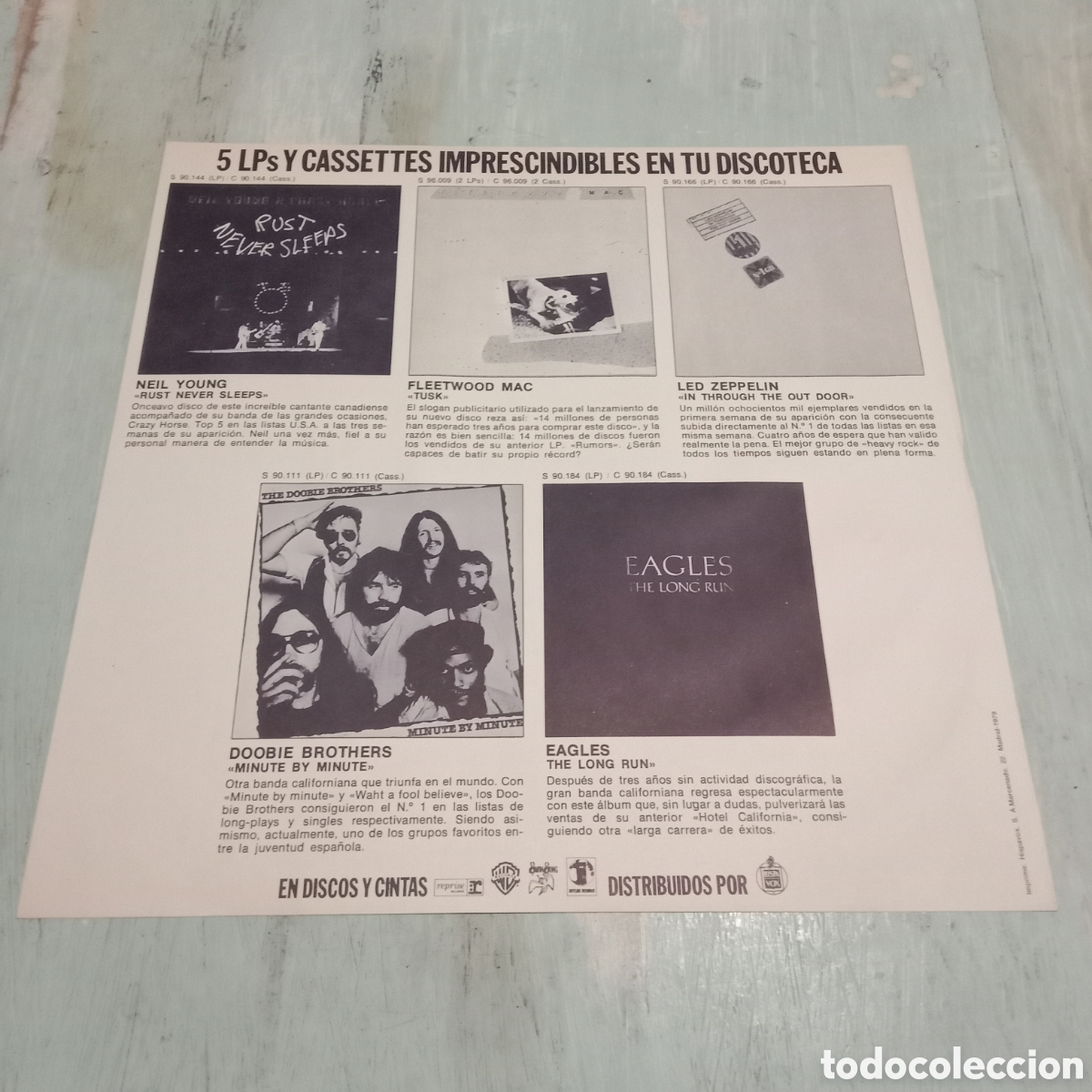 Discos de vinilo: EAGLES - THE LONG RUN - LP GATEFOLD - Foto 9