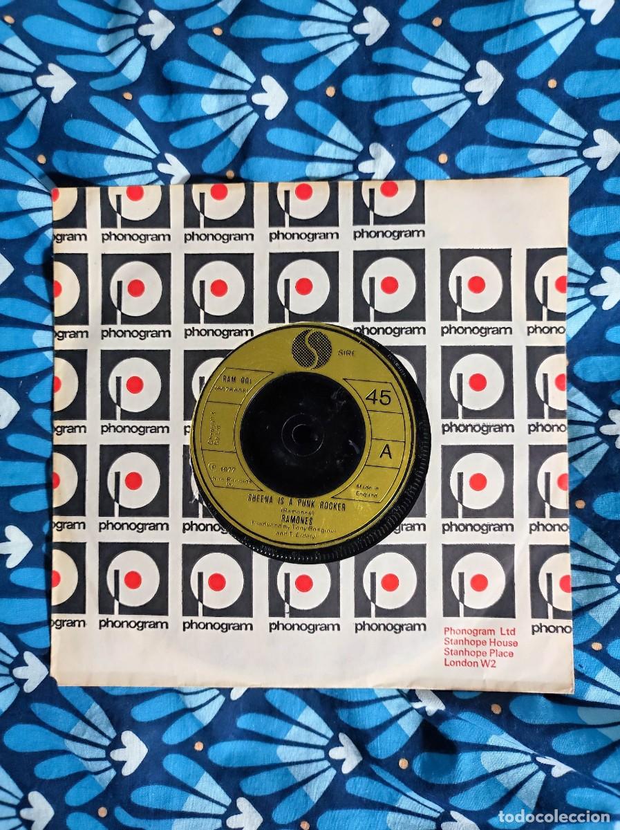 Discos de vinilo: Vinyle 7&rdquo; Ramones - Sheena Is A Punk Rocker (UK 1st Press 1977)