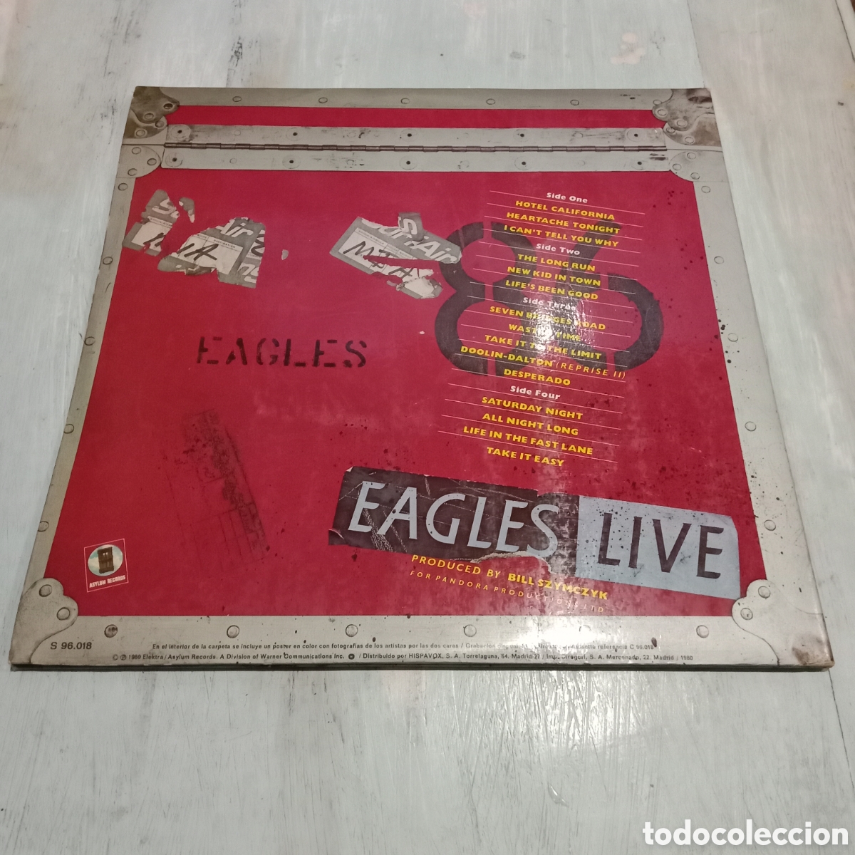 Discos de vinilo: EAGLES - EAGLES LIVE - LP DOBLE GATEFOLD + POSTER - Foto 2