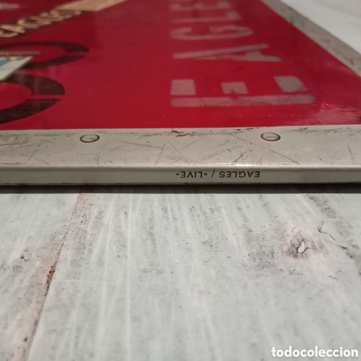 Discos de vinilo: EAGLES - EAGLES LIVE - LP DOBLE GATEFOLD + POSTER - Foto 3