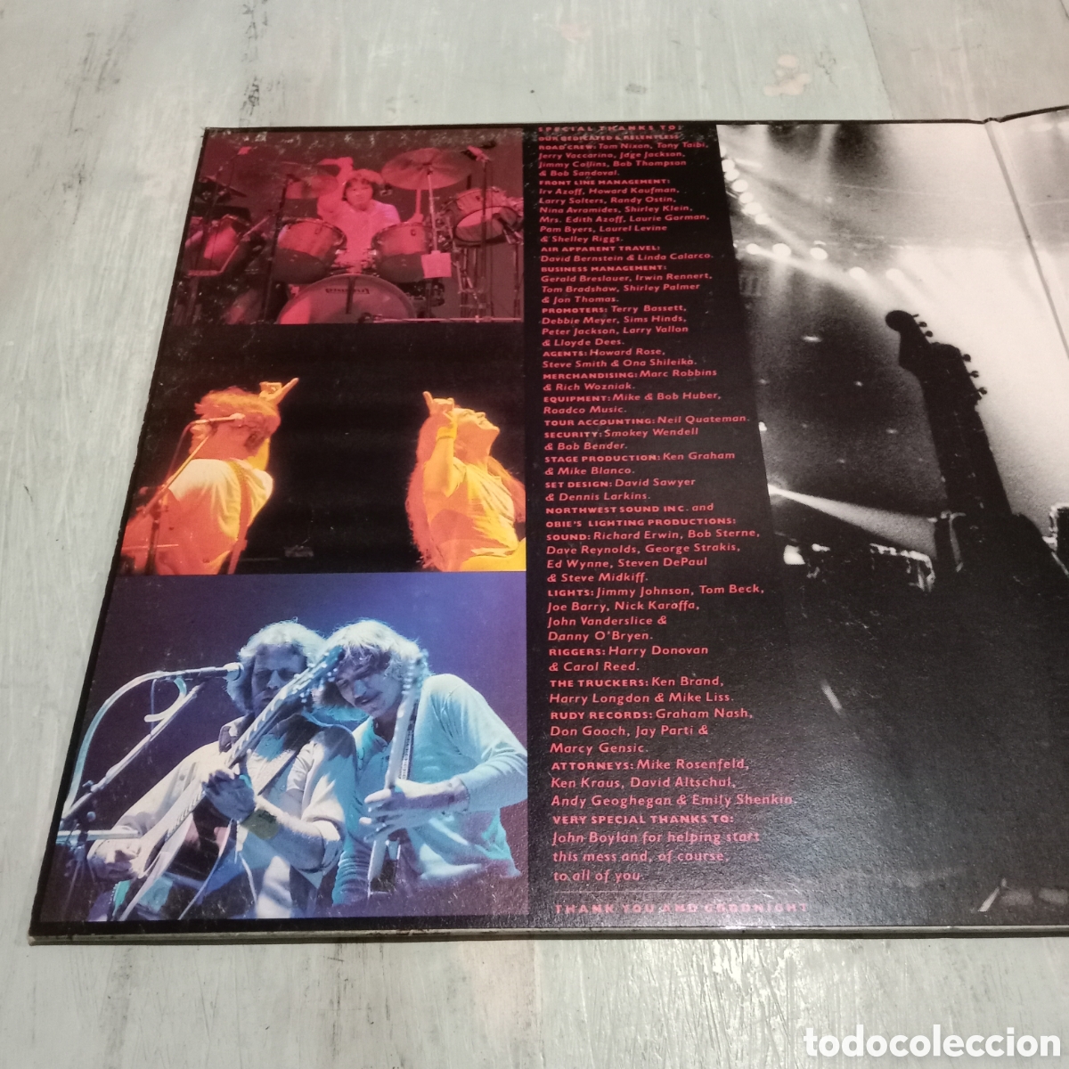 Discos de vinilo: EAGLES - EAGLES LIVE - LP DOBLE GATEFOLD + POSTER - Foto 4