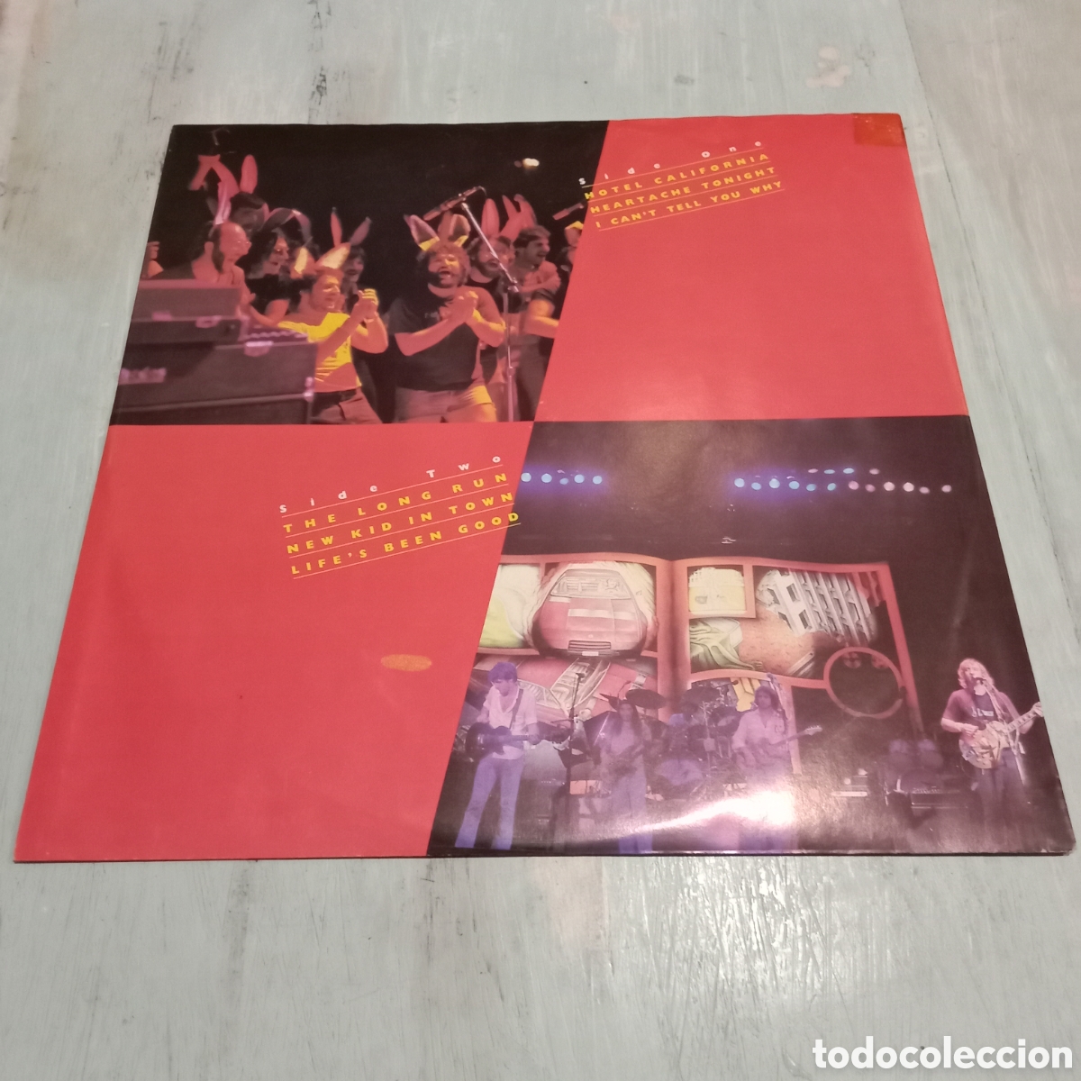 Discos de vinilo: EAGLES - EAGLES LIVE - LP DOBLE GATEFOLD + POSTER - Foto 8