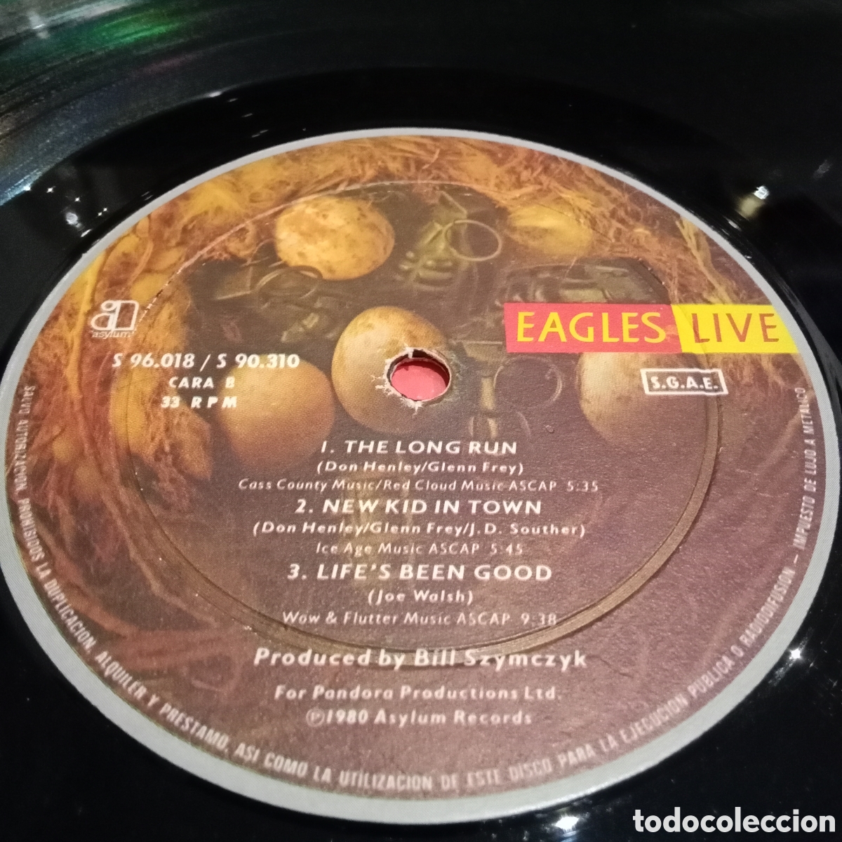 Discos de vinilo: EAGLES - EAGLES LIVE - LP DOBLE GATEFOLD + POSTER - Foto 11