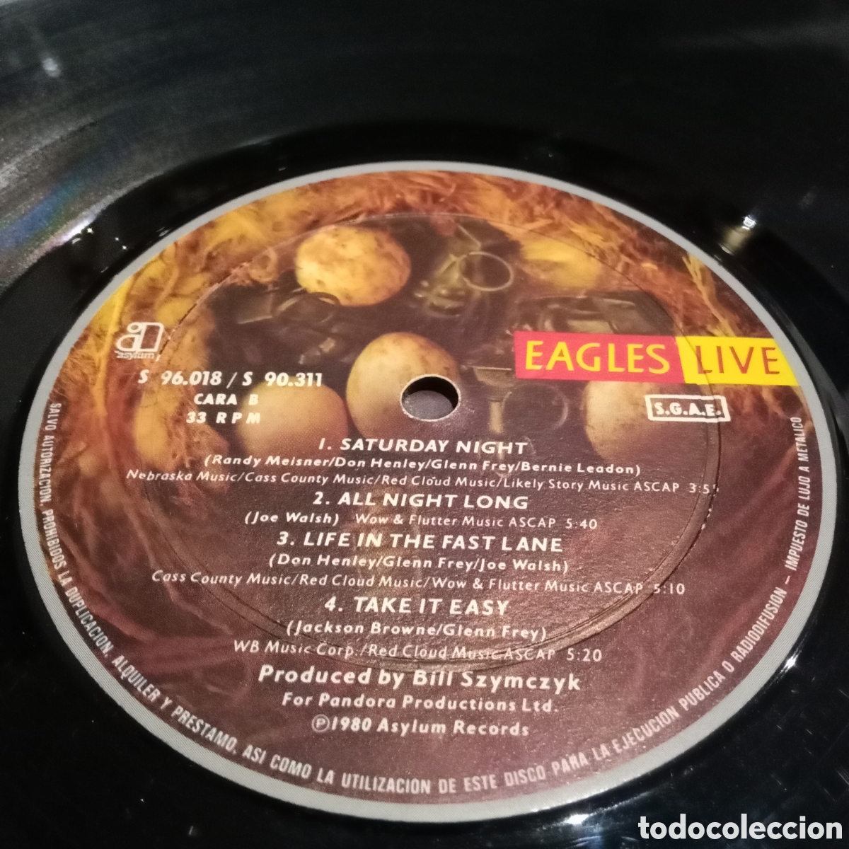 Discos de vinilo: EAGLES - EAGLES LIVE - LP DOBLE GATEFOLD + POSTER - Foto 15