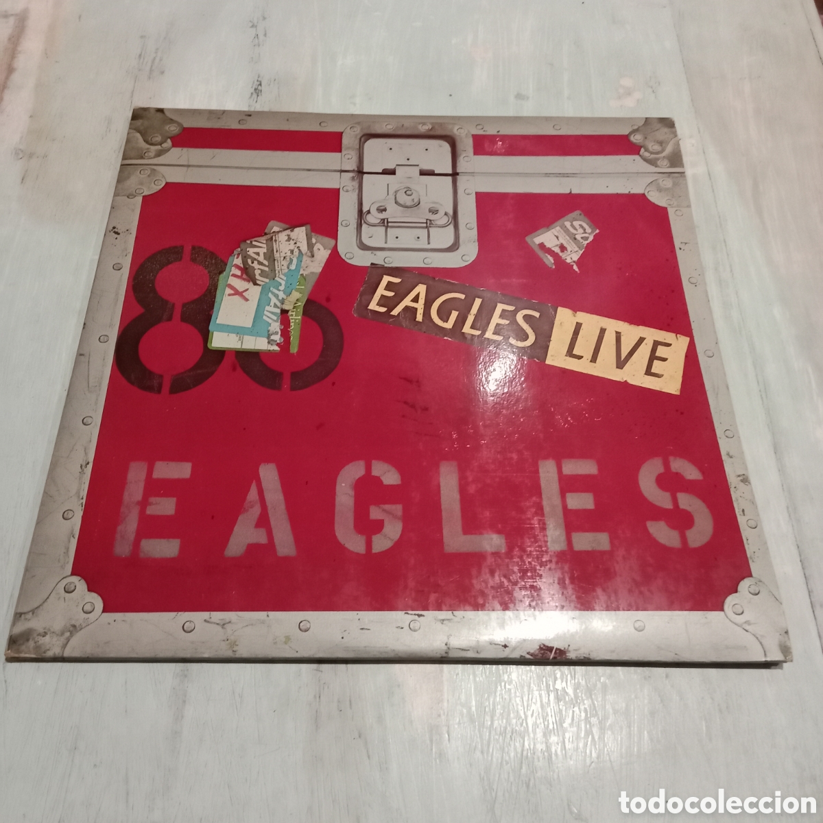 Discos de vinilo: EAGLES - EAGLES LIVE - LP DOBLE GATEFOLD + POSTER
