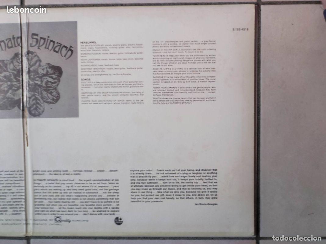 Discos de vinilo: Vinilo LP Ultimate Spinach - Self Titled (Original Canad&aacute; 1968 Gatefold) - Foto 3