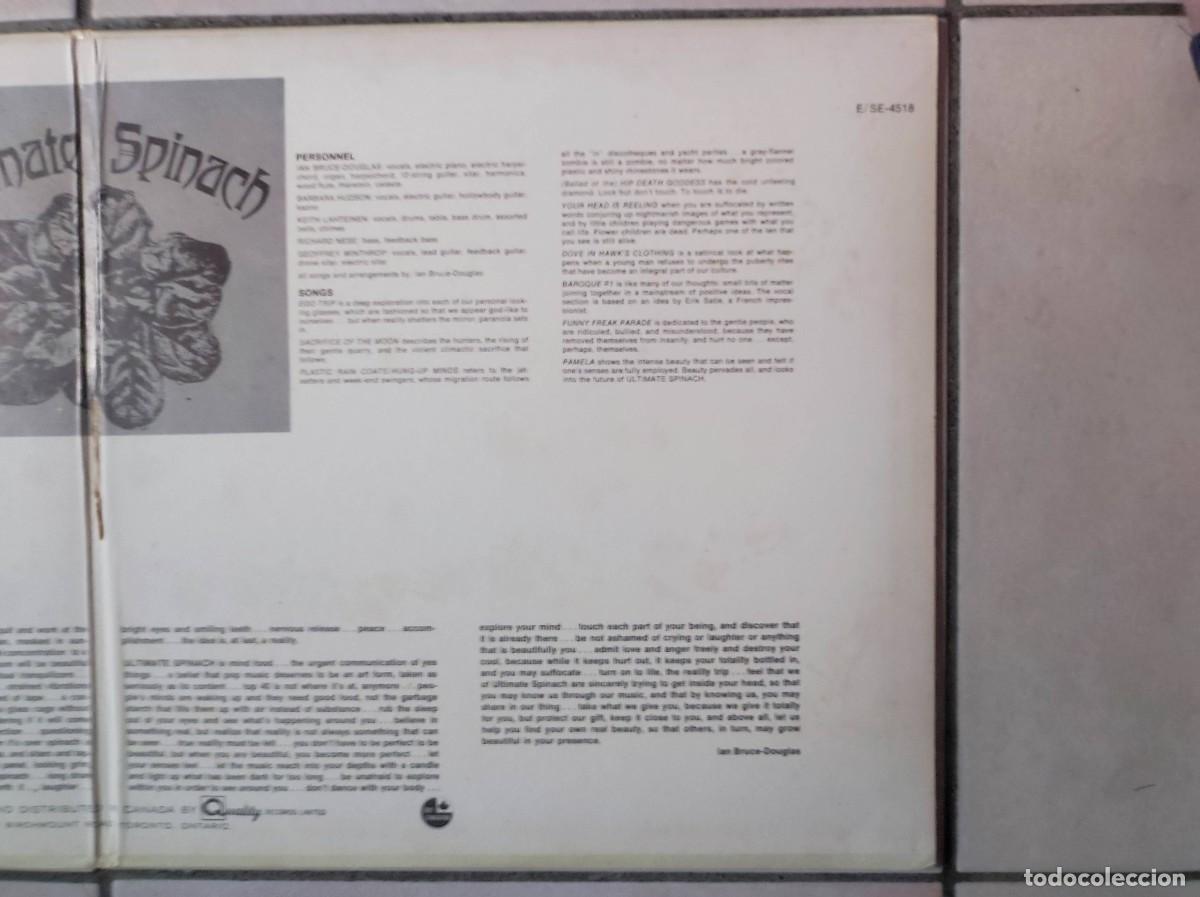 Discos de vinilo: Vinilo LP Ultimate Spinach - Self Titled (Original Canad&aacute; 1968 Gatefold) - Foto 16