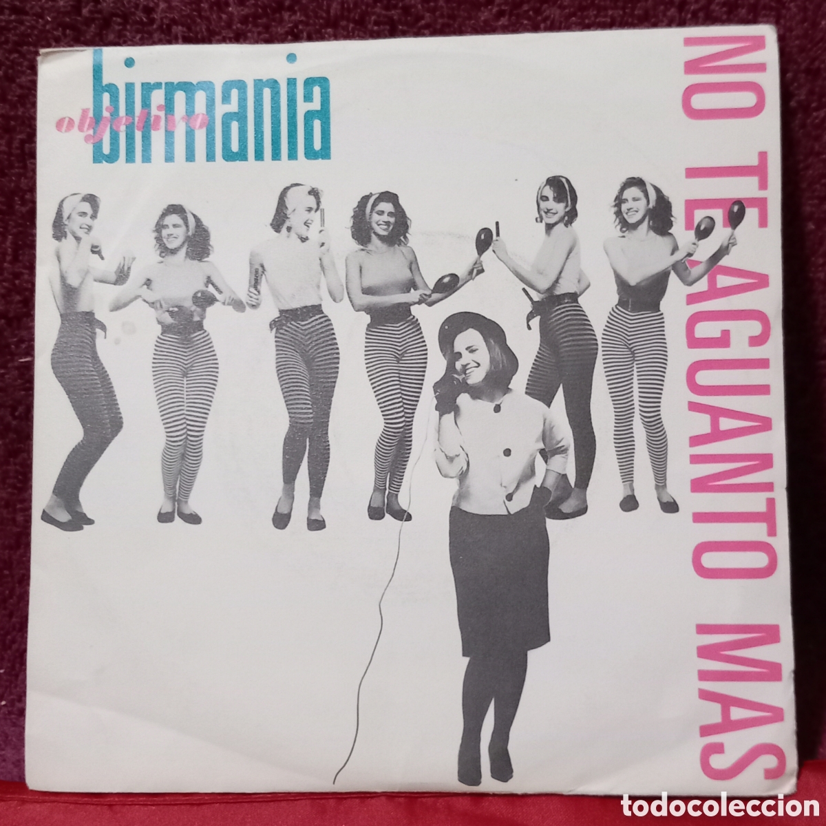 Discos de vinilo: OBJETIVO BIRMANIA/NO TE AGUANTO MAS(1984 WEA)VINILO EXCELENTE
