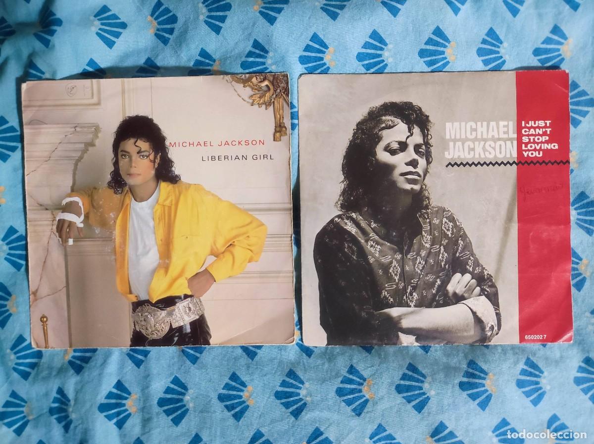 Discos de vinilo: Lote 2 Vinilos 7&rdquo; Michael Jackson - Bad Era (Originales 1987/1989 Holanda)