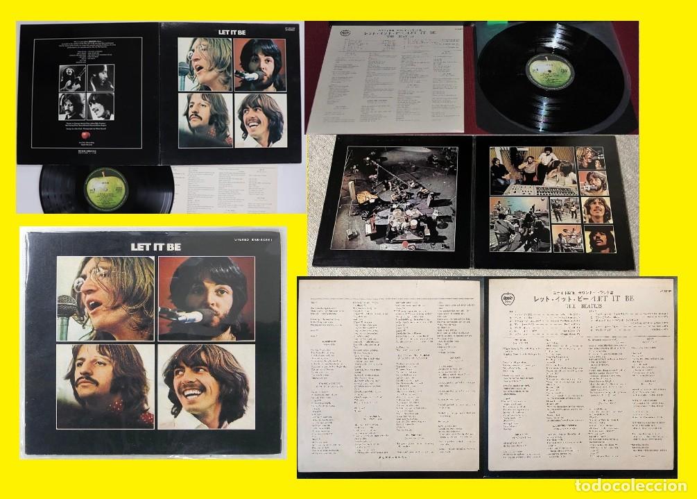 Discos de vinilo: THE BEATLES - let it be 1971, RARE EDIT JAPAN APPLE AP80189, DOBLE CARPETA + INSERTO, EXC
