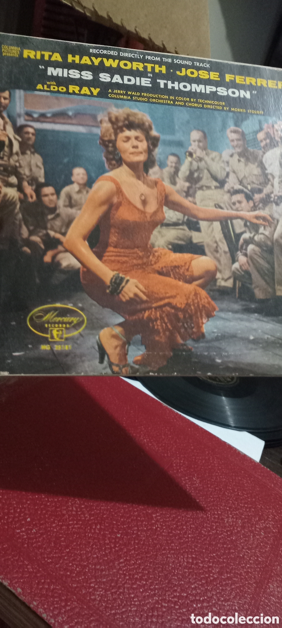 Discos de vinilo: venta vinilo original de 10 pulgadas de la banda sonora oficial de la pel&iacute;cula Miss Sadie Thompson (
