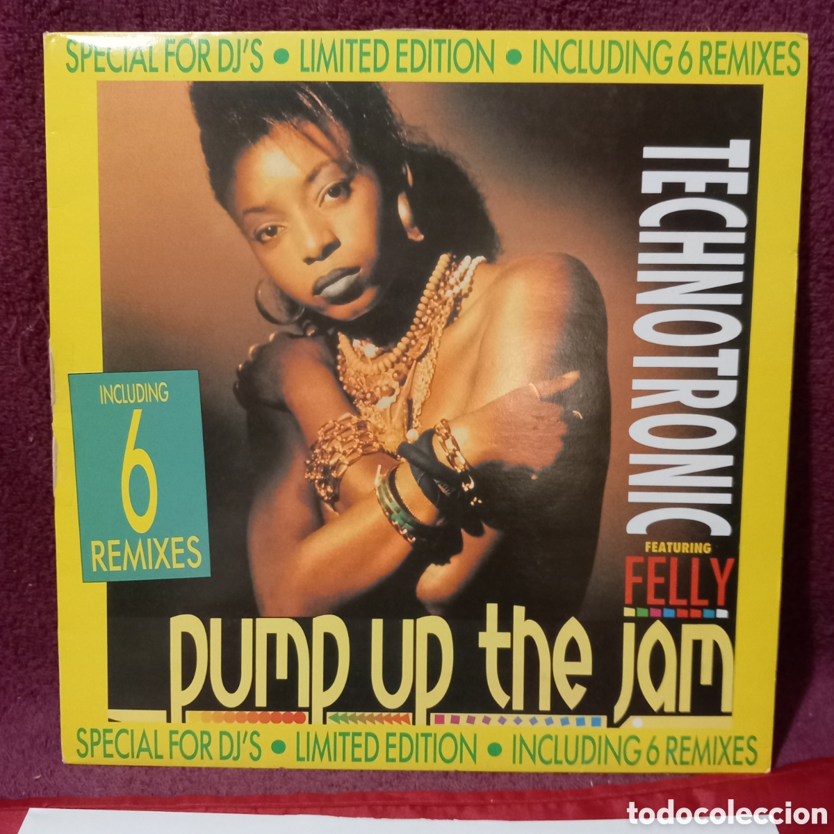 Discos de vinilo: MAXI LIMITED EDITION-SPECIAL FOR DJs/TECHNOTRONIC-PUMP UP THE JAM(1989 SPAIN)