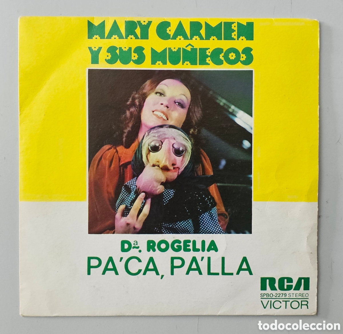 Discos de vinilo: MARY CARMEN Y SUS MU&Ntilde;ECOS Do&ntilde;a Rogelia y el Pato Nicol (Espa&ntilde;a - RCA - 1974) Ventr&iacute;locua Jes&uacute;s Gluck