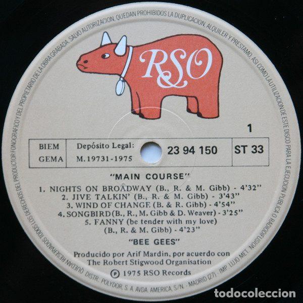 Discos de vinilo: Bee Gees &ndash; Main Course (Vinyl, RSO 23 94 150) - Foto 3