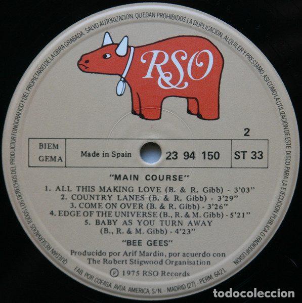 Discos de vinilo: Bee Gees &ndash; Main Course (Vinyl, RSO 23 94 150) - Foto 4