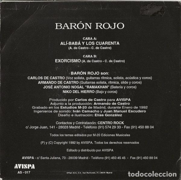 Discos de vinilo: Bar&oacute;n Rojo &ndash; Desaf&iacute;o (Vinyl, Avispa AS-017) - Foto 2