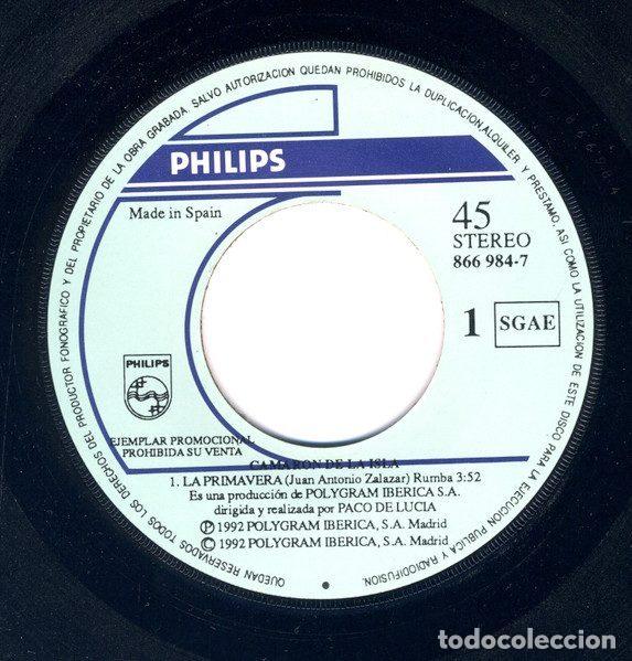 Discos de vinilo: Camar&oacute;n &ndash; La Primavera (Vinyl, Philips 866984-7) - Foto 3