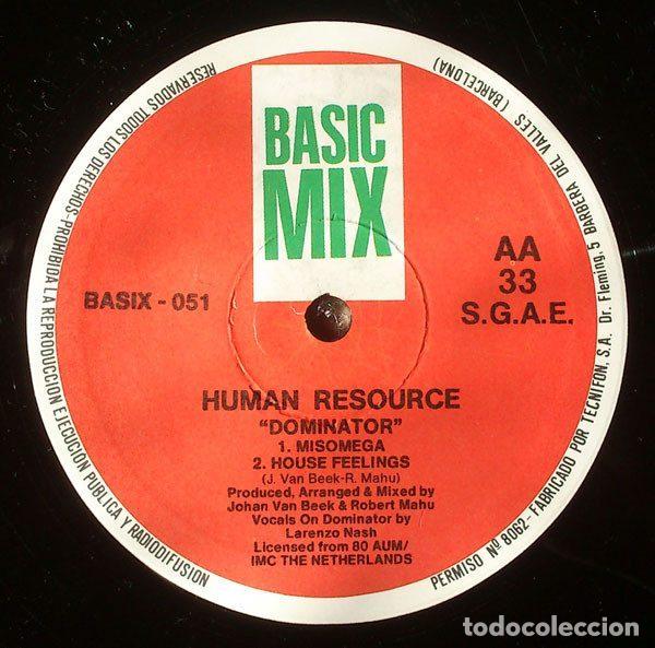 Discos de vinilo: Human Resource &ndash; Dominator (Vinyl, Basic Mix BASIX - 051) - Foto 4
