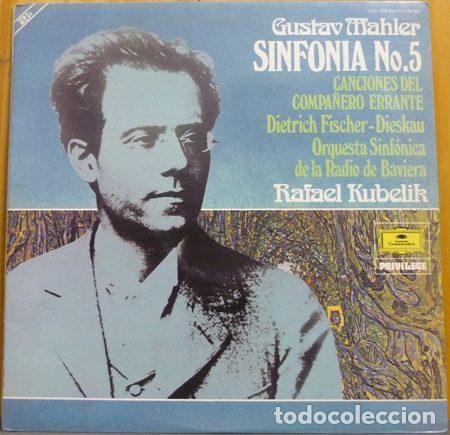 Vinyl records: Gustav Mahler / Dietrich Fischer-Dieskau / Orquesta Sinf&oacute;nica De La Radio De Baviera, Rafael...