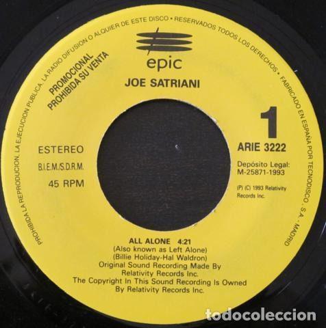 Vinyl records: Joe Satriani &ndash; All Alone (Vinyl, Epic ARIE 3222)