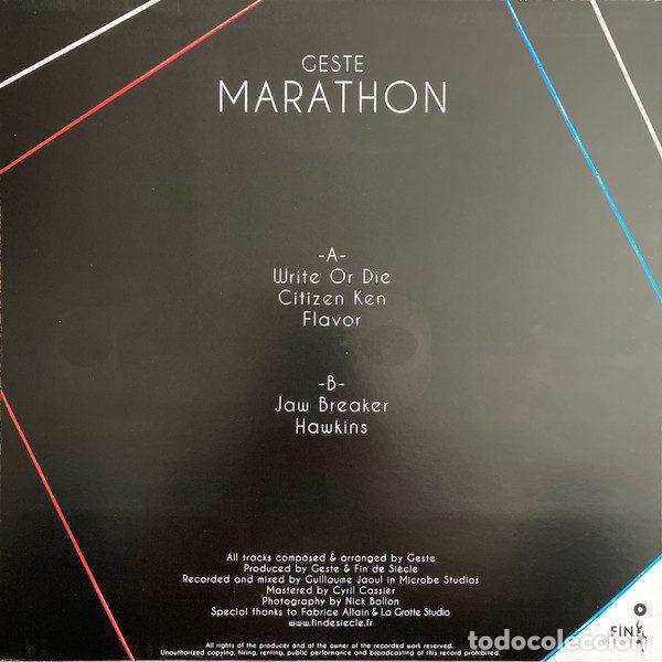 Discos de vinilo: Geste &ndash; Marathon (Vinyl, Fin De Si&egrave;cle FDS005) - Foto 2