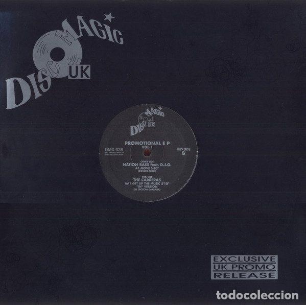 Discos de vinilo: Nation Bass Feat. D.J.G. / The Carreras &ndash; Promotional EP Vol.1 (Vinyl, Disco Magic UK DMX 028)