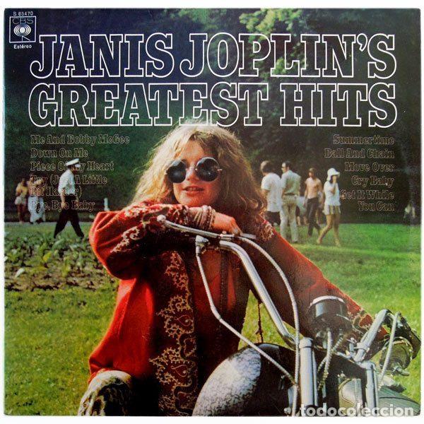 Discos de vinil: Janis Joplin &ndash; Janis Joplin's Greatest Hits (Vinyl, CBS S-65470)