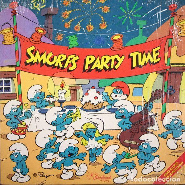 Discos de vinil: The Smurfs &ndash; Smurfs Party Time (Vinyl, Starland Music S-1036)