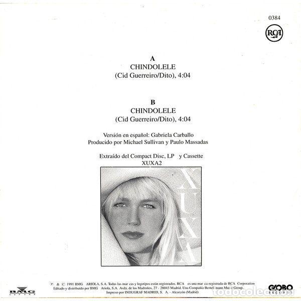 Discos de vinilo: Xuxa &ndash; Chindolele (Vinyl, RCA 0384) - Foto 2