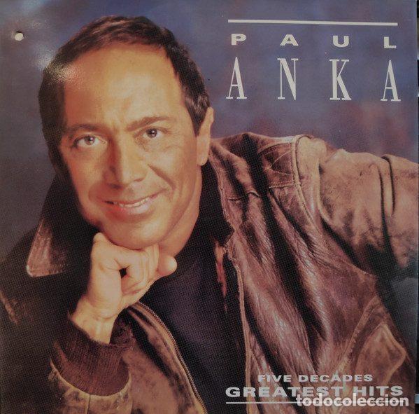 Discos de vinil: Paul Anka &ndash; Five Decades Greatest Hits (Vinyl, Curb Records CUR 468960 1)