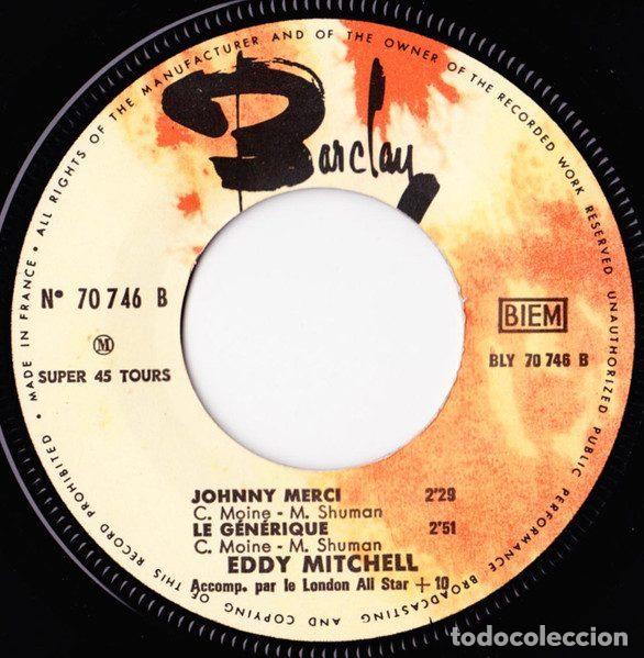 Discos de vinilo: Eddy Mitchell &ndash; Everything All Right (Vinyl, Barclay 70 746) - Foto 4