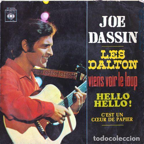 Vinyl records: Joe Dassin &ndash; Les Dalton / Viens Voir Le Loup (Vinyl, CBS EP 6356)
