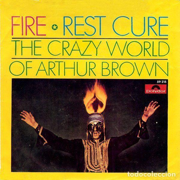 Dischi in vinile: The Crazy World Of Arthur Brown &ndash; Fire / Rest Cure (Vinyl, Polydor 59 215)