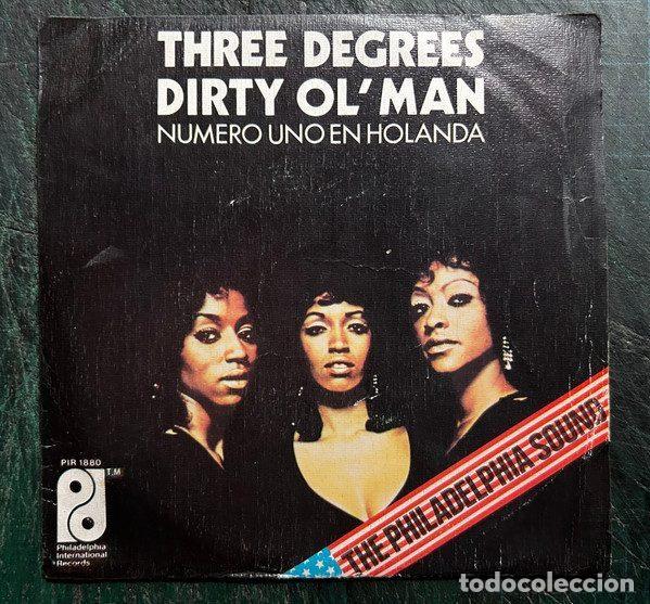 Discos de vinil: Three Degrees &ndash; Dirty Ol' Man (Vinyl, Philadelphia International Records PIR 1880)