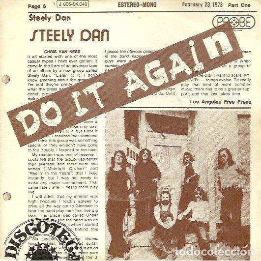 Discos de vinil: Steely Dan &ndash; Do It Again (Vinyl, Probe 1 J 006-94.048)