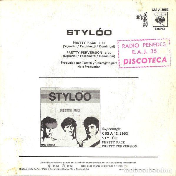 Discos de vinilo: Styl&oacute;o &ndash; Pretty Face (Vinyl, CBS CBS A 3953) - Foto 2