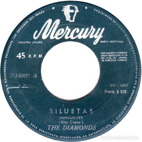 Dischi in vinile: The Diamonds &ndash; Siluetas / Daddy Cool (Vinyl, Mercury 7-14009)