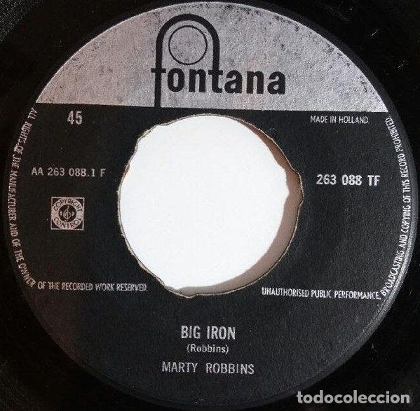 Vinyl records: Marty Robbins &ndash; Big Iron (Vinyl, Fontana 263 088 TF)