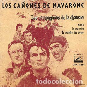 Discos de vinilo: Les Compagnons De La Chanson &ndash; Los Ca&ntilde;ones De Navarone (Vinyl, La Voz De Su Amo 7EPL 13.667)