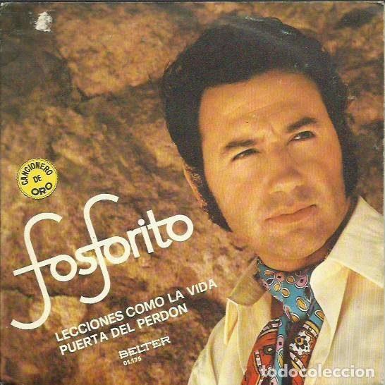 Discos de vinil: Fosforito &ndash; Lecciones Como La Vida / Puerta Del Perd&oacute;n (Vinyl, Belter 01.175)