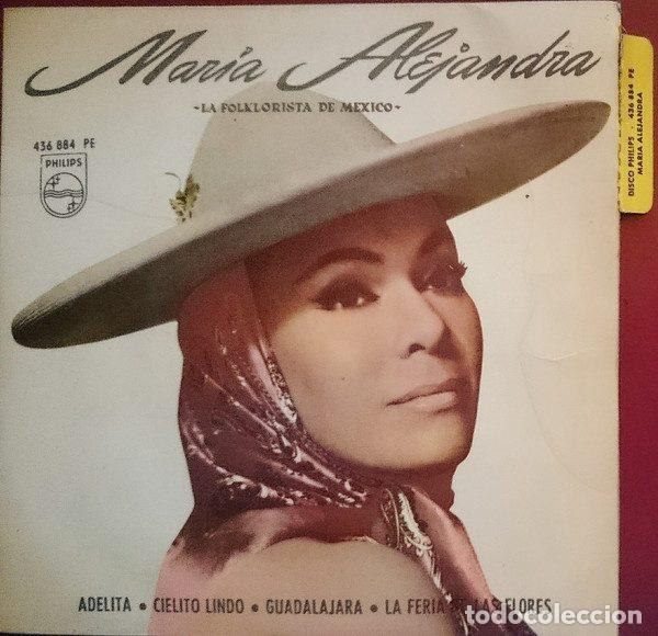 Vinyl records: Mar&iacute;a Alejandra &ndash; La Folklorista De Mexico (Vinyl, Philips 436884 PE)