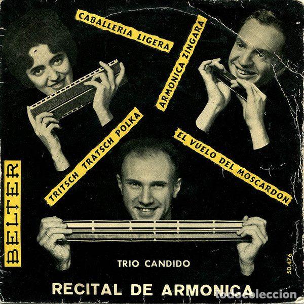 Disques de vinyle: Trio Candido &ndash; Recital De Harmonica (Vinyl, Belter 50.476)