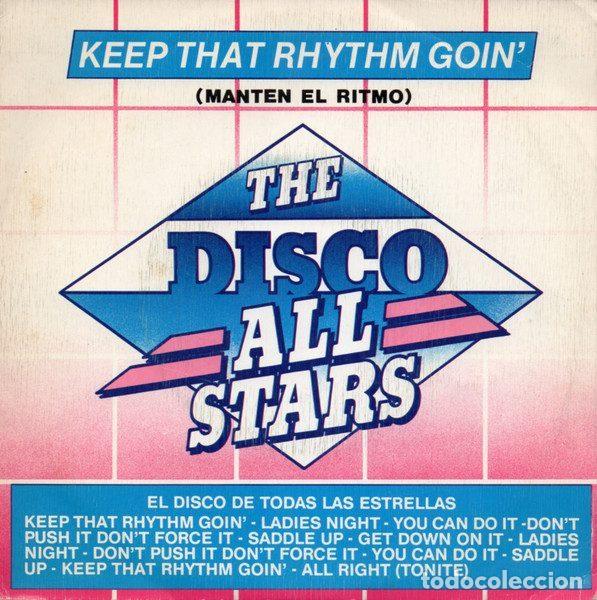 Vinyl-Schallplatten: The Disco All Stars &ndash; Keep That Rhythm Goin' = Manten El Ritmo (Vinyl, Movieplay 02.3710/1)