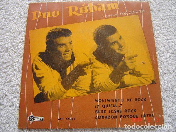 Disques de vinyle: Duo R&uacute;bam y Conjunto Los Quijotes &ndash; Movimiento De Rock (Vinyl, Saef SAP-55.032)