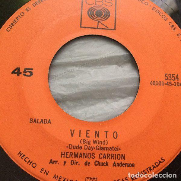 Vinyl-Schallplatten: Hermanos Carri&oacute;n &ndash; Magia Blanca / Viento (Vinyl, CBS 5354)